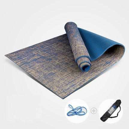 Tapis De Yoga Lin & PVC - Anti-dérapant - Sangle + Sac - 7 Couleurs - top-zen