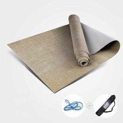 Tapis De Yoga Lin & PVC - Anti-dérapant - Sangle + Sac - 7 Couleurs - top-zen