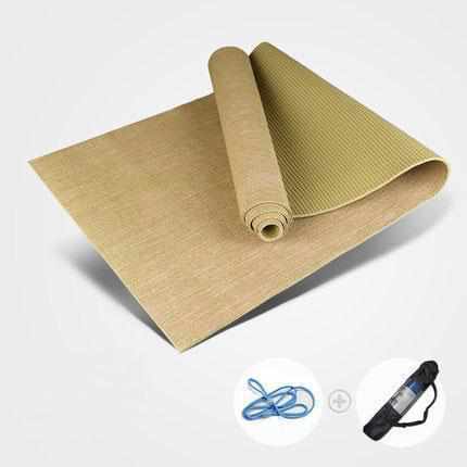 Tapis De Yoga Lin & PVC - Anti-dérapant - Sangle + Sac - 7 Couleurs - top-zen